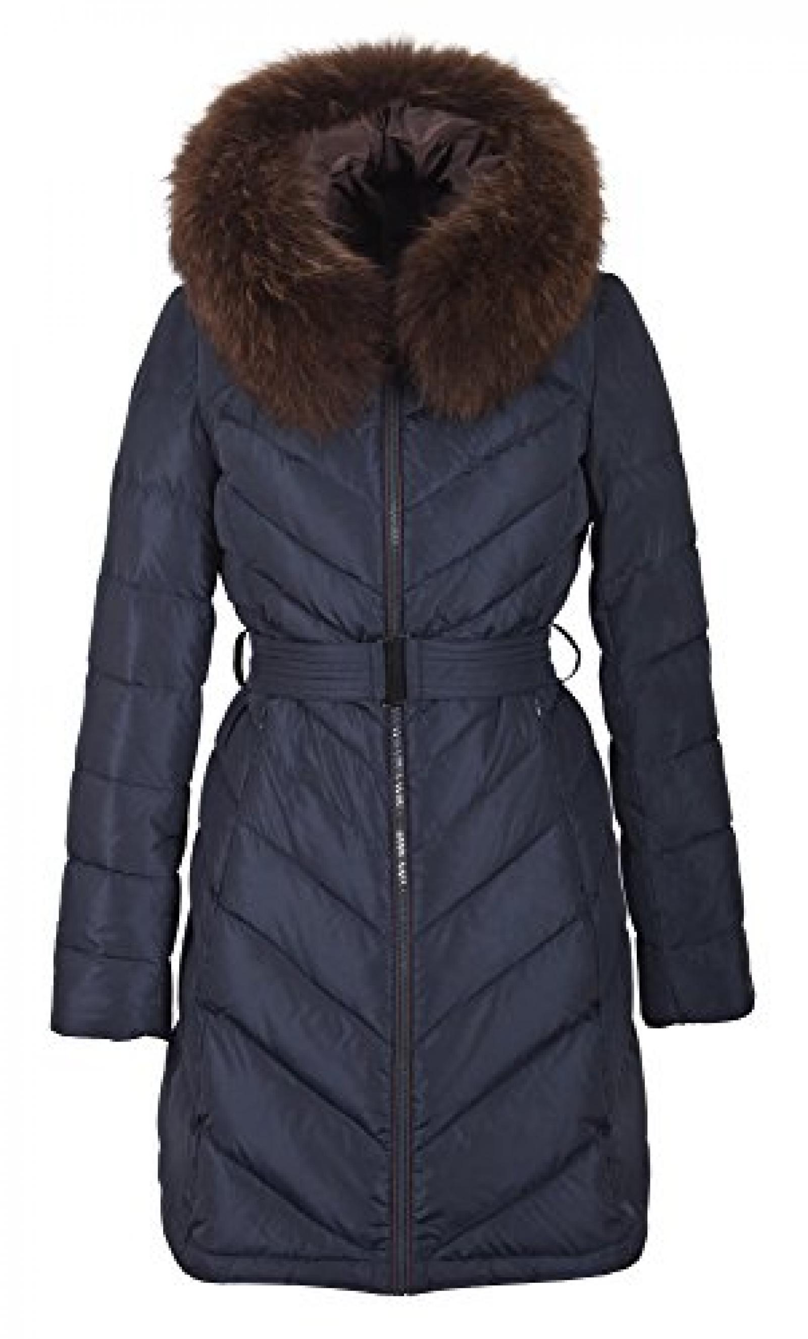 Q392 Damen Daunenjacke "SNOWIMAGE" mit Echtfellkapuze blau Q392 Damen Daunenjacke "SNOWIMAGE" mit Echtfellkapuze blau